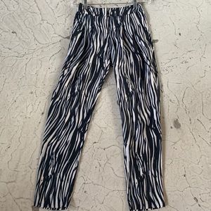 Rachel Zoe - Silk-Finish Graphic Trousers